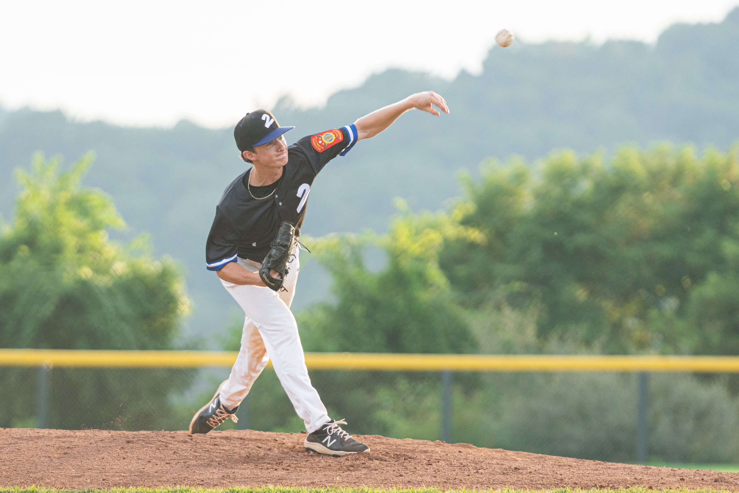 Morgantown Post 2 defeats Berkeley Post 14, 4-1, behind strong pitching by Aidan Frombach